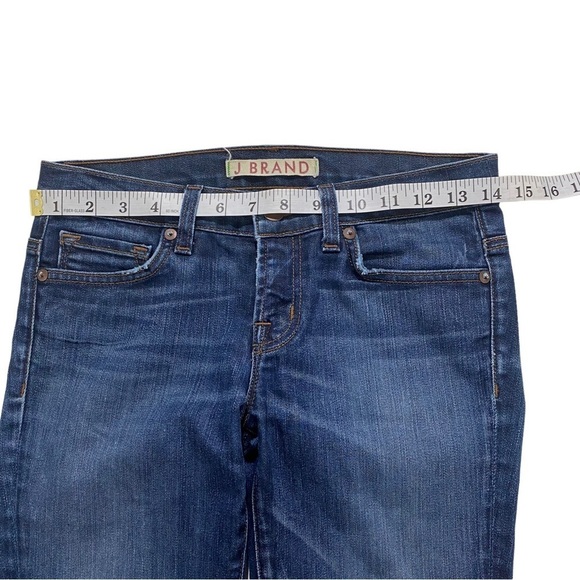 J. Brand Tyro Low-Rise Skinny Women Medium Wash Denim Blue Jeans 25 x28 Stretch - Picture 6 of 13